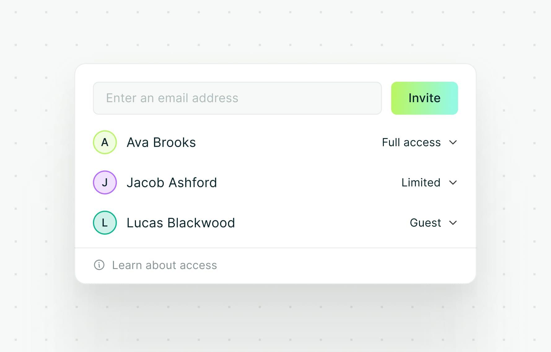 User Permissions